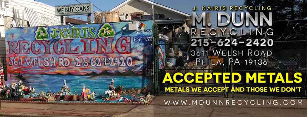 Accepted Metals Philadelphia Scrap Metal for cash money