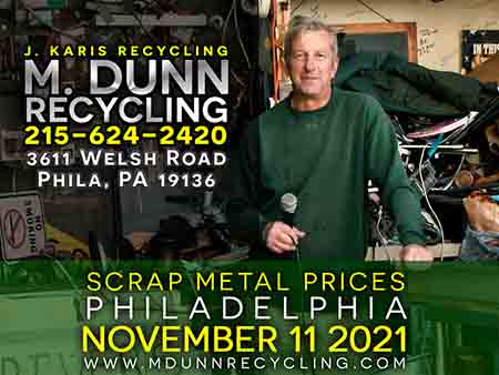 Cash for your Scrap Metal in Philadelphia PA & New Jersey. This week: Old Brass Radiator, Seal Units, Stainless Steel Fire Extinguisher, and a Large Heavy Brass Gear. Make extra money bringing in scrap metal such as Aluminum Siding, Aluminum Car parts, Aluminum Cans, Brass, Copper, Lead Batteries, Aluminum Wheels, Romex Wire, Copper Extension Cords and more