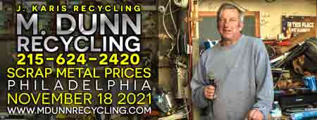 Cash for your Scrap Metal in Philadelphia PA & New Jersey. This week: Old Brass Radiator, Seal Units, Stainless Steel Fire Extinguisher, and a Large Heavy Brass Gear. Make extra money bringing in scrap metal such as Aluminum Siding, Aluminum Car parts, Aluminum Cans, Brass, Copper, Lead Batteries, Aluminum Wheels, Romex Wire, Copper Extension Cords and more