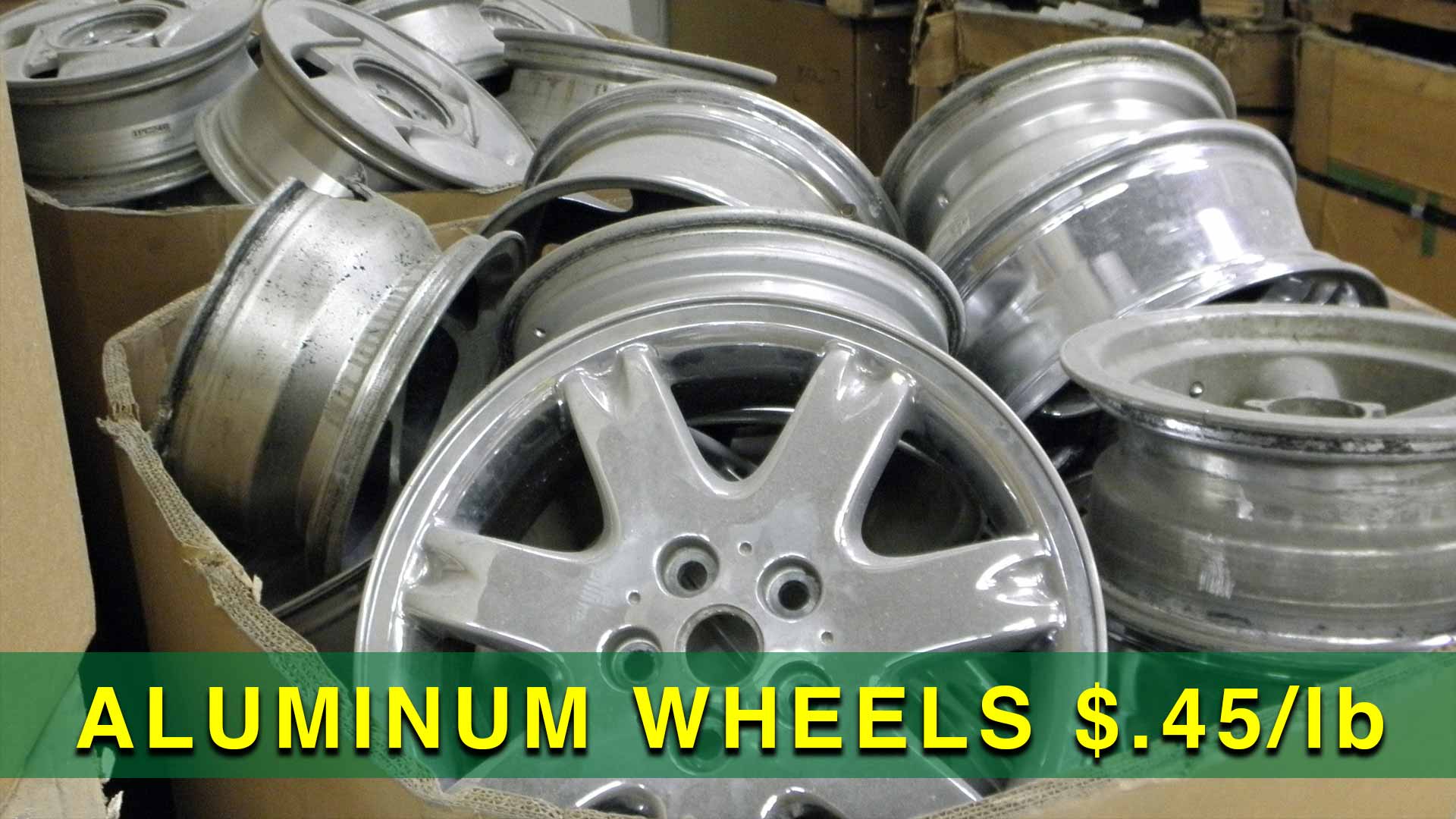 Aluminum Wheels $.45 lb.