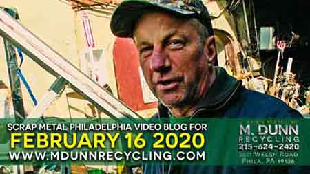 Scrap Metal Prices Philadelphia February 16, 2019