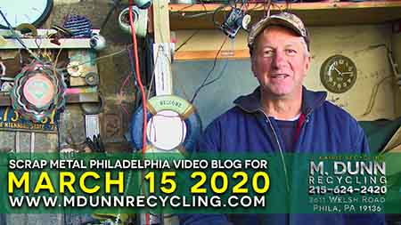 Scrap Metal Prices Philadelphia March 15, 2020