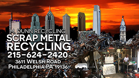 Philadelphia Scrap Metal Prices for March 24, 2021 Video Blog for M Dunn Recycling.3611 Welsh Road Northeast Philadelphia 19136 19149 Bring in your scrap for cash. Bring in Aluminum Cans, Old Lead Batteries, Scrap Romex Wire, Brass, Copper, Stainless Steel, Aluminum Siding, Aluminum Sheet 