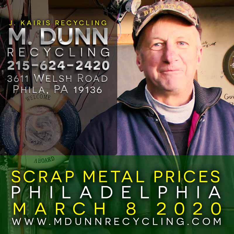 Philadelphia Scrap Metal COVID19 UPDATE: New Hours We buy Copper Aluminum Brass Copper Wire Radiators Close to Delran Burlington Camden Cherry Hill NJ