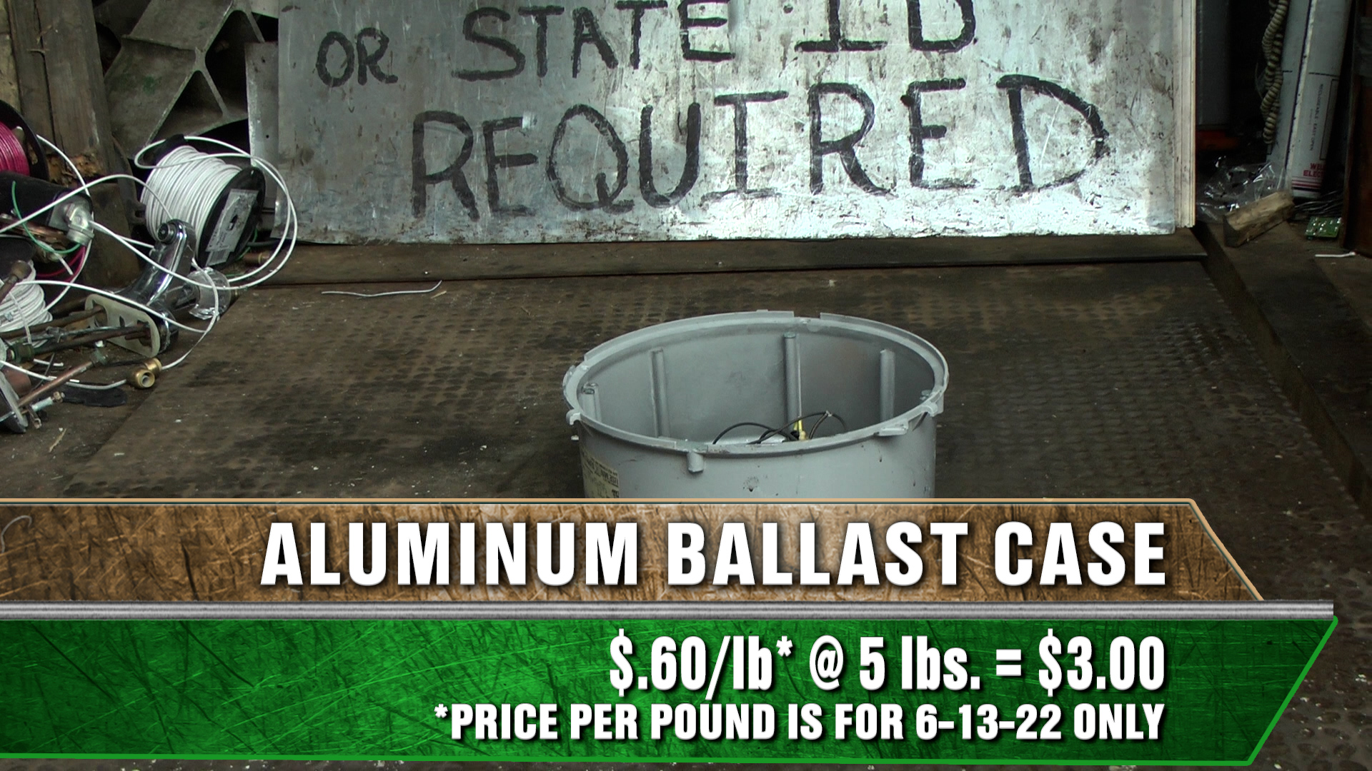 HOW TO SCRAP A LIGHTING BALLAST FOR MORE MONEY