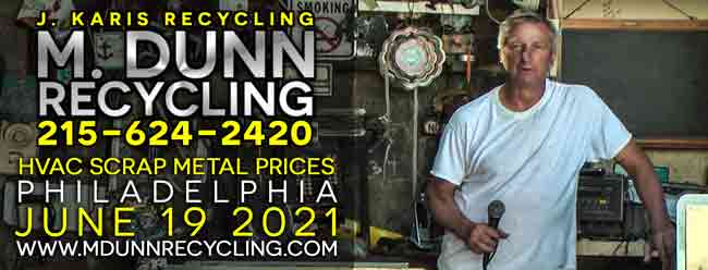 Brass Prices in Philadelphia June July 2021. M Dunn Recycling presents Scrap Metal Philadelphia. Our blog about scrap metal prices. Compared to the last couple years, Brass prices are way up. It's best to call us for a current price 215-624-2420 for prices change sometimes hourly. Plumbers and HVAC technicians, if you've been saving up your scrap. now is a good time to sell it. Prices change day by day even hour by hour so ALWAYS call for prices.  