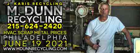 Brass Prices in Philadelphia June July 2021. M Dunn Recycling presents Scrap Metal Philadelphia. Our blog about scrap metal prices. Compared to the last couple years, Brass prices are way up. It's best to call us for a current price 215-624-2420 for prices change sometimes hourly. Plumbers and HVAC technicians, if you've been saving up your scrap. now is a good time to sell it. Prices change day by day even hour by hour so ALWAYS call for prices. 