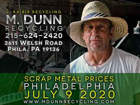 Scrap Metal Prices Philadelphia August 21, 2020 Huntingdon Valley 19006: What we accept and what we do not accept. Copper, aluminum, exotic metals
