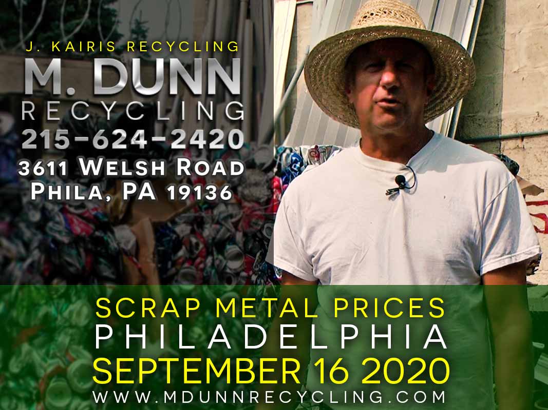 Scrap Metal Philadelphia June 7, 2022 Aluminum, Brass, Romex wire, old Fire Extinguishers. Make extra money bringing in scrap metal such as Aluminum Siding, Aluminum Car parts, Aluminum Cans, Brass, Copper, Lead Batteries, Aluminum Wheels, Romex Wire, Copper Extension Cords and more